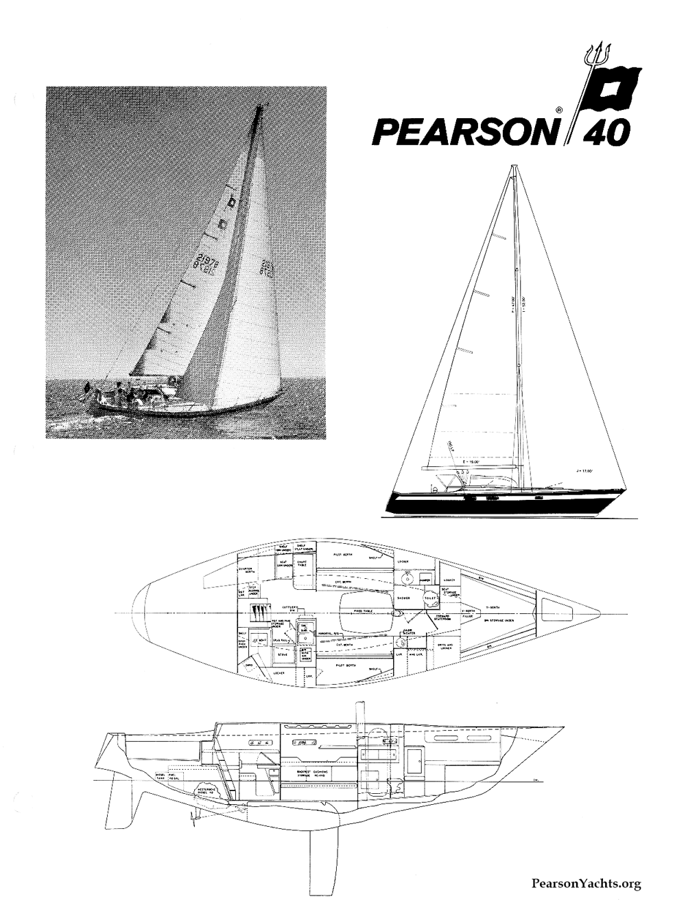 pearson sailboat parts