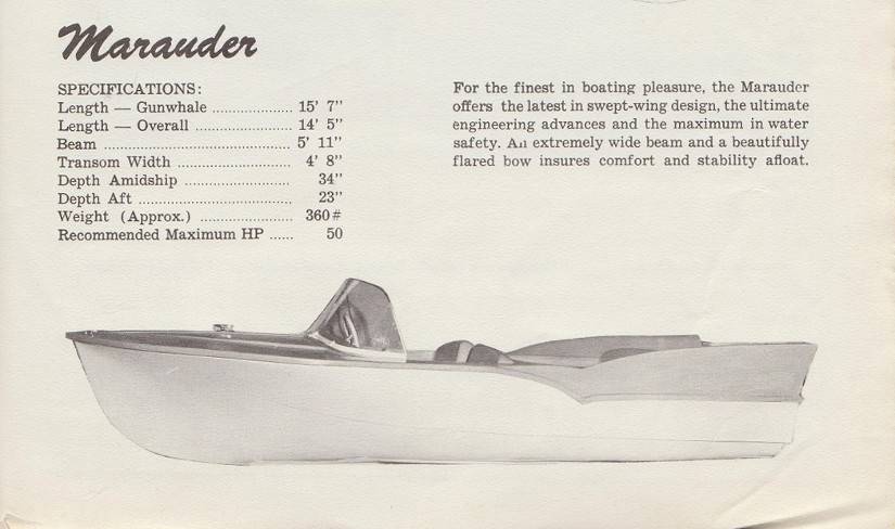 Pearson Marauder Specifications